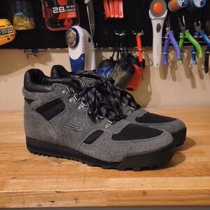 New Balance Trail Runner Sneakers in Charcoal and Black